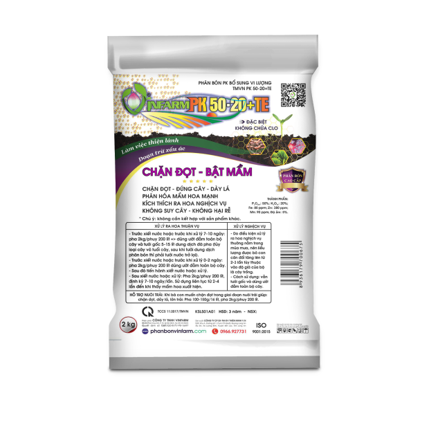 VINFARM PK 50-20+TE – NEW (GÓI 2000g)
