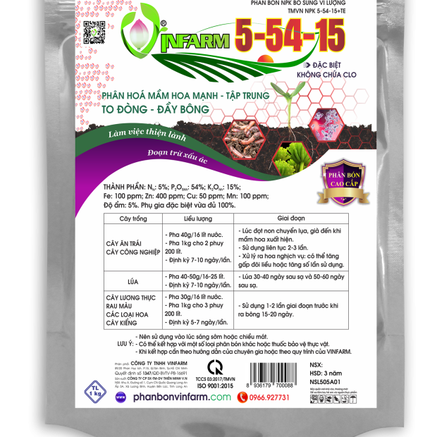 VINFARM 5-54-15 (GÓI 1KG)