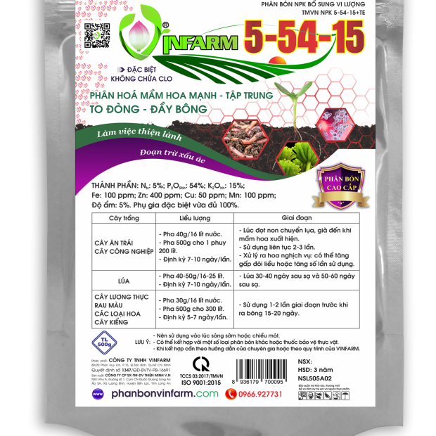 VINFARM 5-54-15 (GÓI 500G)